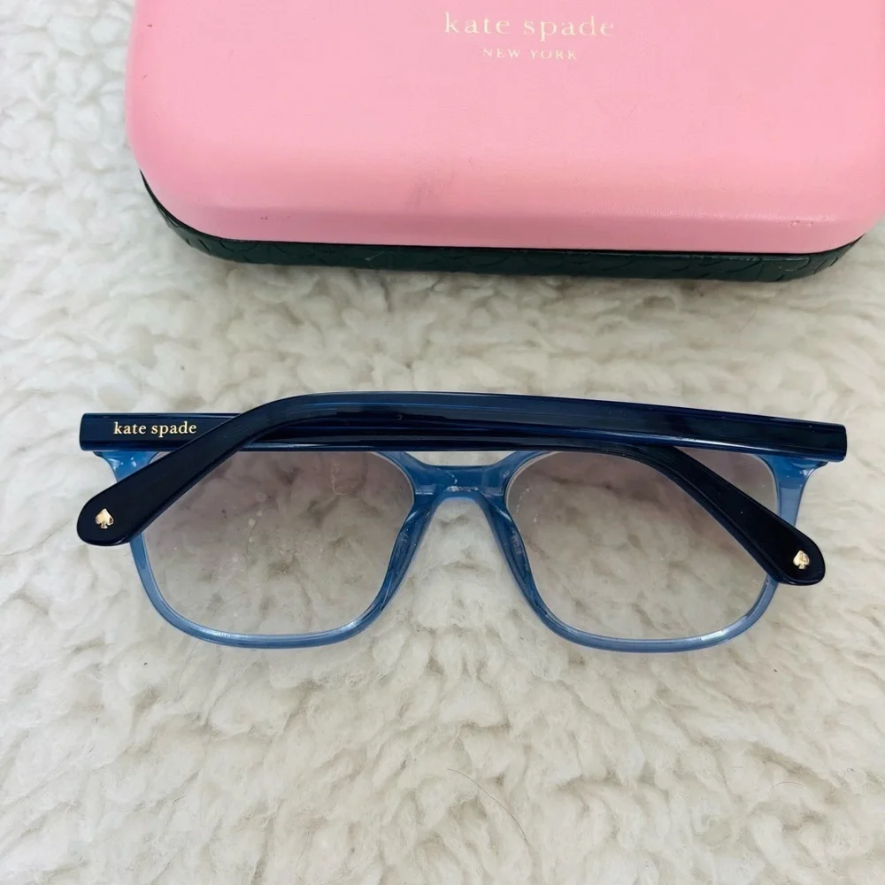 Kate Spade 2 Tone Blue Eyeglasses Frame Only w/ Case size 54 x 16 140